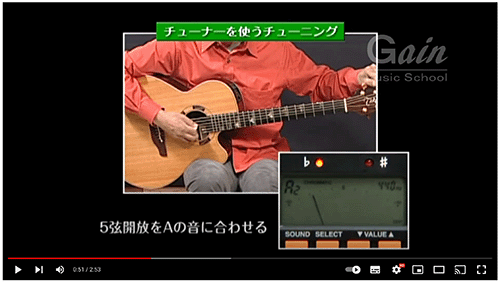 ギターのチューニング