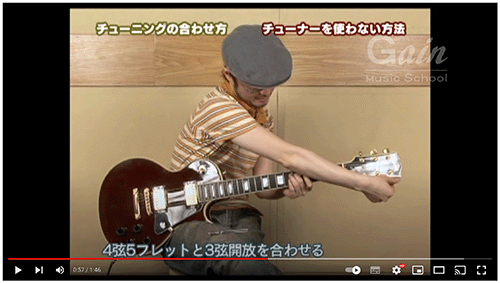 ギターのチューニング